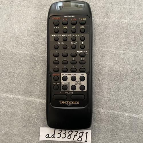 Technics rak sa114xh remote - technics, rak-sa114xh