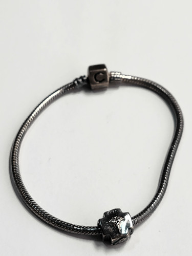 Sterling silver chamilia snake - silver,