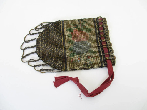 Antique victorian beaded purse - antique,