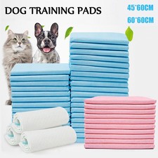 100/200x Large Puppy Training Pads Toilet Pee Wee Mats Pet Dog Cat Absorbent UK