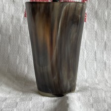 Vintage  Horn Small Beaker Cup/Dice Shaker 7cm