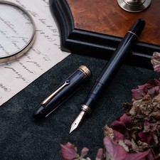 Omas - Ogiva Vintage Blue 100/150 with Flexible nib - Fountain pen - NIB M 14K