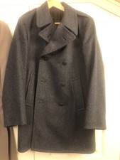 Vintage Danish  Army Peacoat
