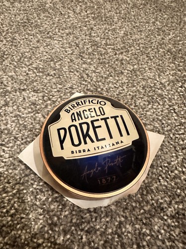 Poretti beer badge frog eye - poretti,