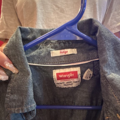 Wrangler indigo denim - indigo,