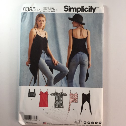 Simplicity 8385 bra top loose - 8385,