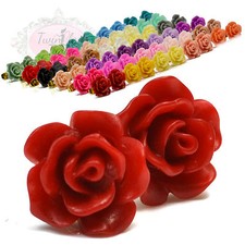 Small Pastel Tone Carved Rose