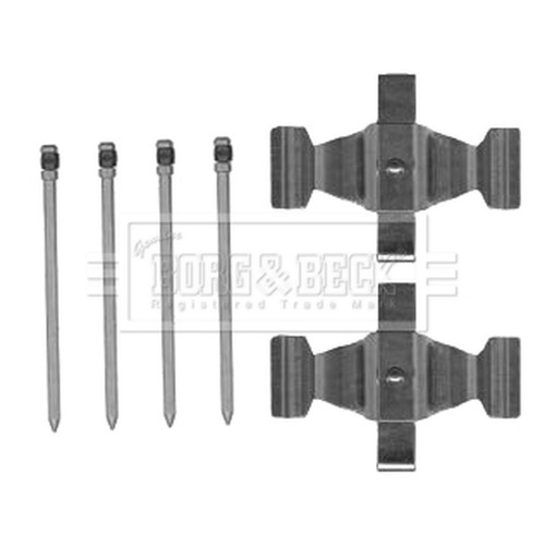 Brake pad fitting kit - pad, for
