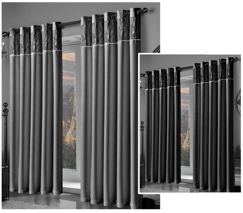 Blackout eyelet curtains - blackout,