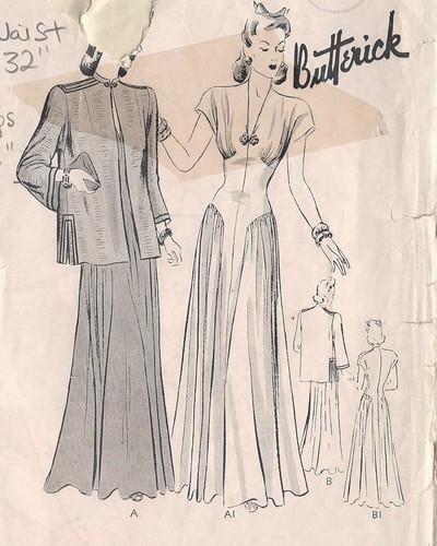 1940s vintage sewing pattern - 1940s,