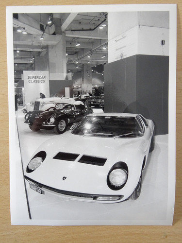 Vintage car original press - car,