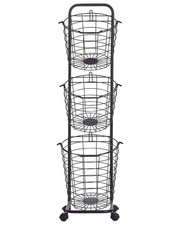3 Tier Metal Wire Basket Stand