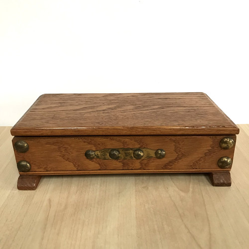 Vintage hand made wooden - hand,