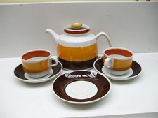 Vintage Swedish tea pot, cups