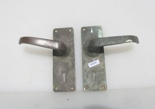 Vintage brass lever door - vintage,