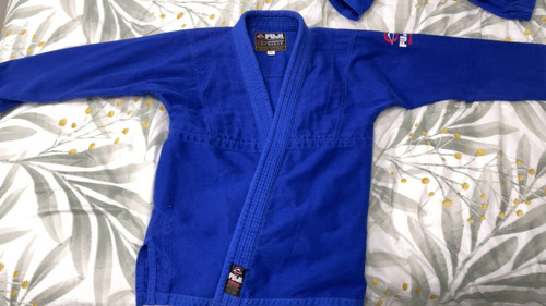 Blue fuji kimono set - gi/kimono,
