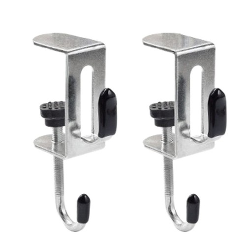 Double hook desk mount - double,