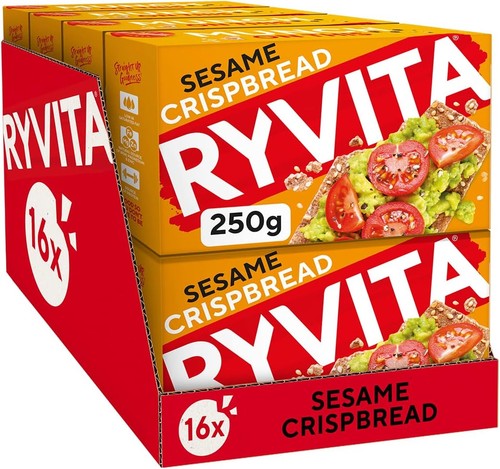 Ryvita sesame crispbread - sesame, |