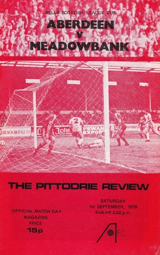 Aberdeen meadowbank thistle - v,