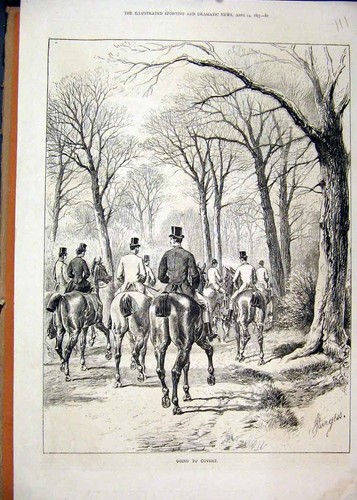 Original old antique print - original,