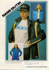 Saab Butik Accessories Early 1980s UK Market Foldout Sales Brochure 99 & 900