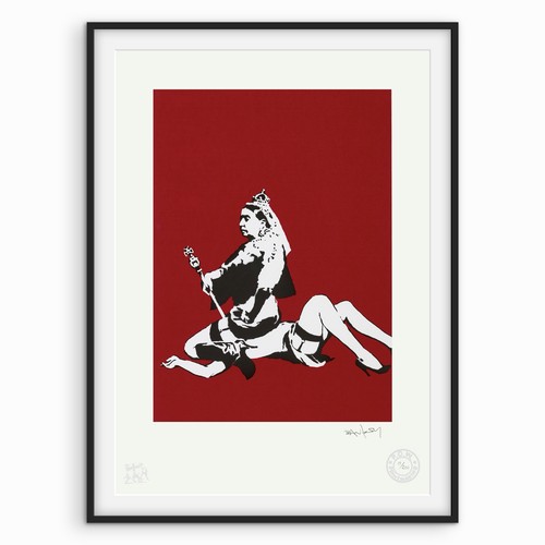 Banksy queen vic limited - banksy,
