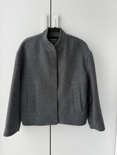 Massimo Dutti Grey Bomber