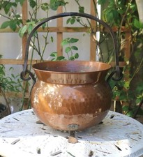 Vintage French Hammered Copper