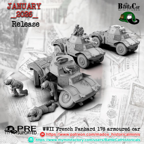 28mm ww2 french panhard - ww2,