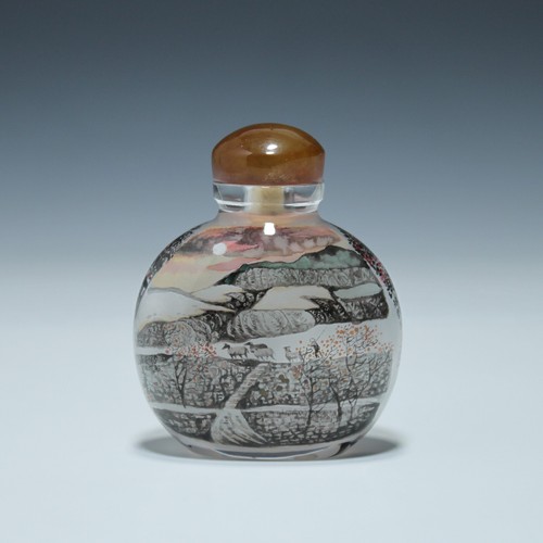 Chinese inside painted crystal - chinese, inside-painted