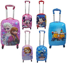 Children Kids Holiday Travel Hard Shell Suitcase Cabin Hand Luggage Trolley Bags