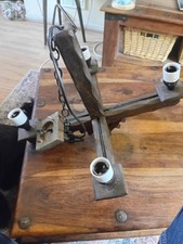 Vintage 1970 Rustic Four Beam