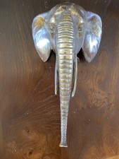 Antique Brass Elephant Door Knocker