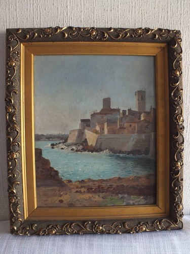 Marine painting oil rempart - painting,