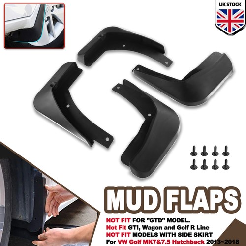 4pcs front rear mud flaps - rear,