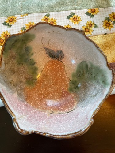 Studio pottery bowl - pottery,