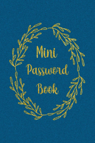 Mini password book small - password,