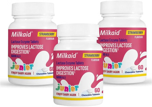 3x60 milkaid junior lactase - 3x60,