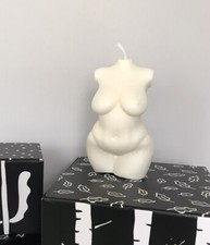 ROUND Curvy Big Female Body Candle | Woman Torso Nude Lady Naked Fragranced