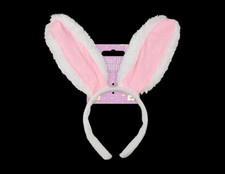 Easter White & Pink Bunny Ears