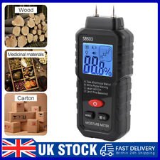 Digital Moisture Meter 4 Pin Damp Detector Timber Wood Tester Plaster Sensor NEW