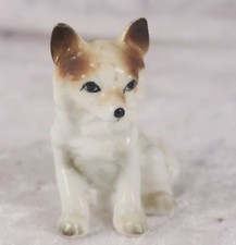 Unbranded long coated chihuahua ornament ceramic 2 inches tall toy breed