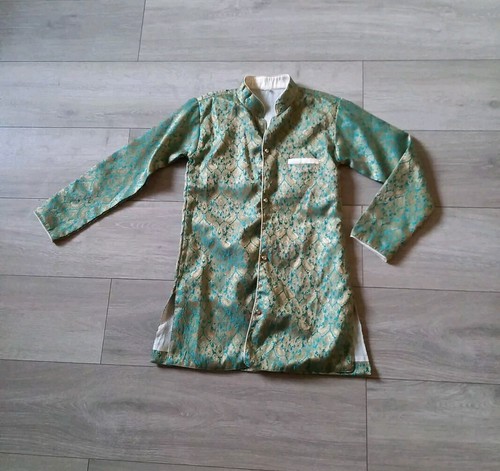 Indian turquoise gold long - indian,