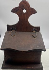 Vintage wooden salt box - vintage, –