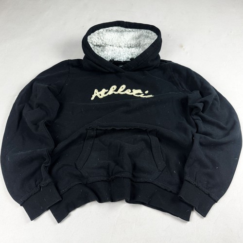 Mens script logo hoodie black - logo,