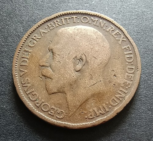 1912 half penny - half, george