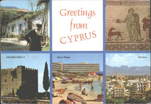 Vintage cyprus postcard - vintage,