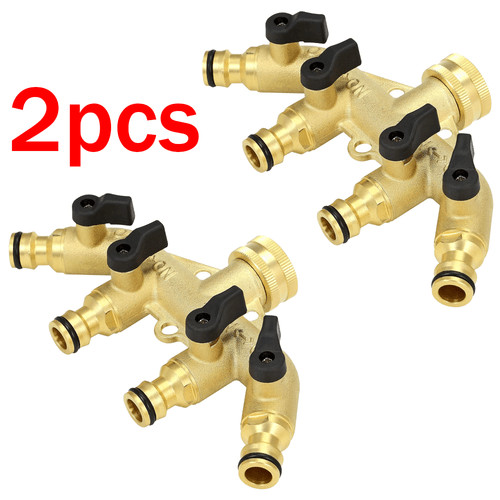 Brass 4 way adaptor - brass,