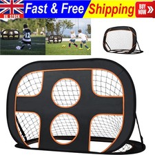 2 In 1 Football Goal Posts For Kids Foldable Football Net Pop Up Goal Target Net