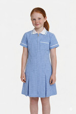 Girls Gingham School Dress